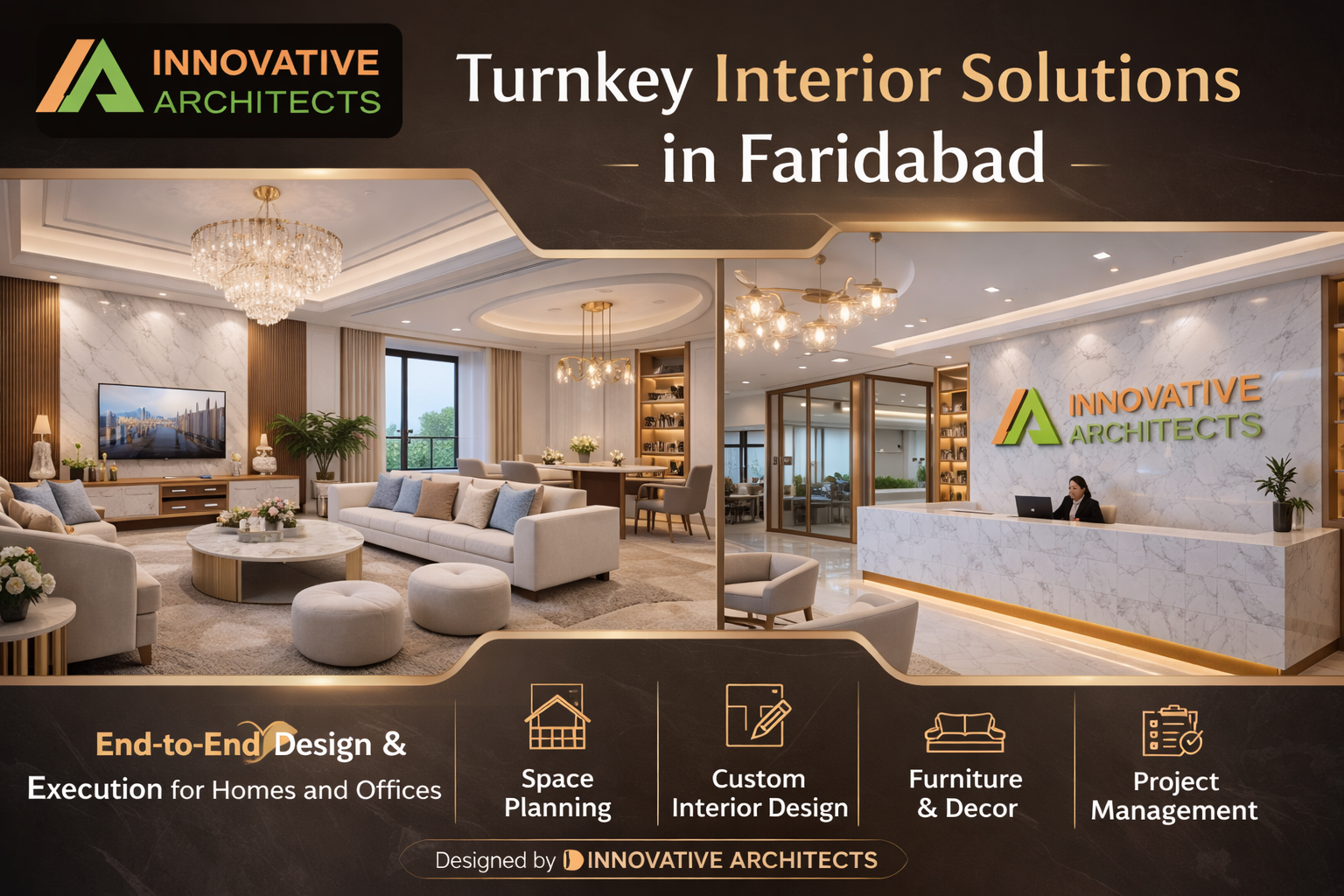 Turnkey interior solutions in Faridabad