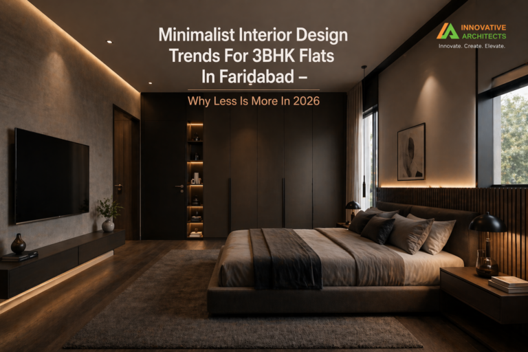 minimalist interiors 3bhk Faridabad