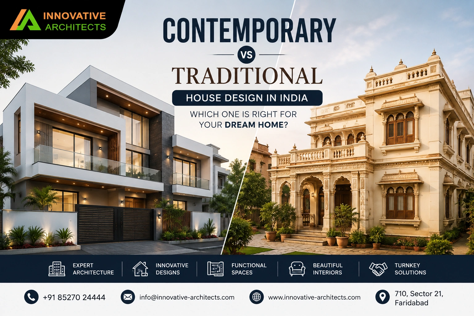 Contemporary vs Traditional House Design
