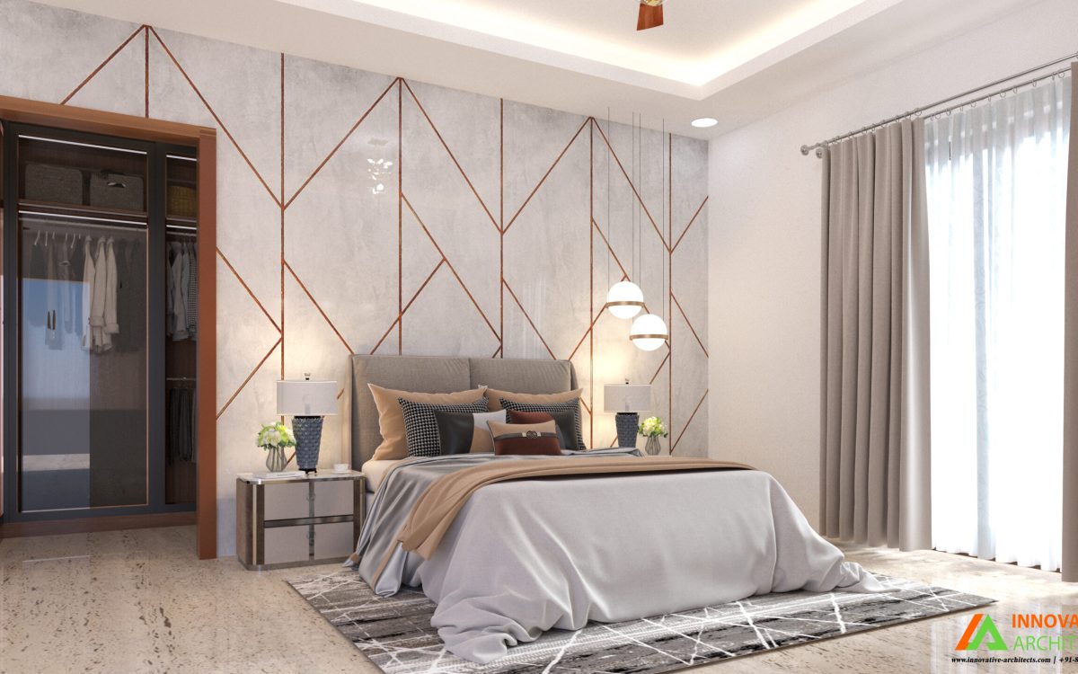 M BEDROOM BED BACK SIDE